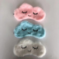 1pc New Eye Mask Cartoon Sleeping Mask Plush Eye Shade Cover Eyeshade Suitable For Travel Home Party Gifts Eye Care