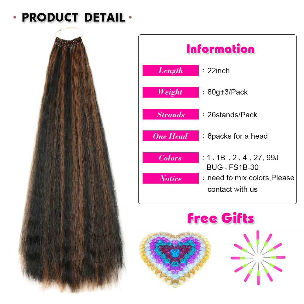 20 Inch Yaki Straight Crochet Hair Afro Pre Looped Natural Synthetic Braids Hair Ombre Braiding Hair Extensions Hair Expo City