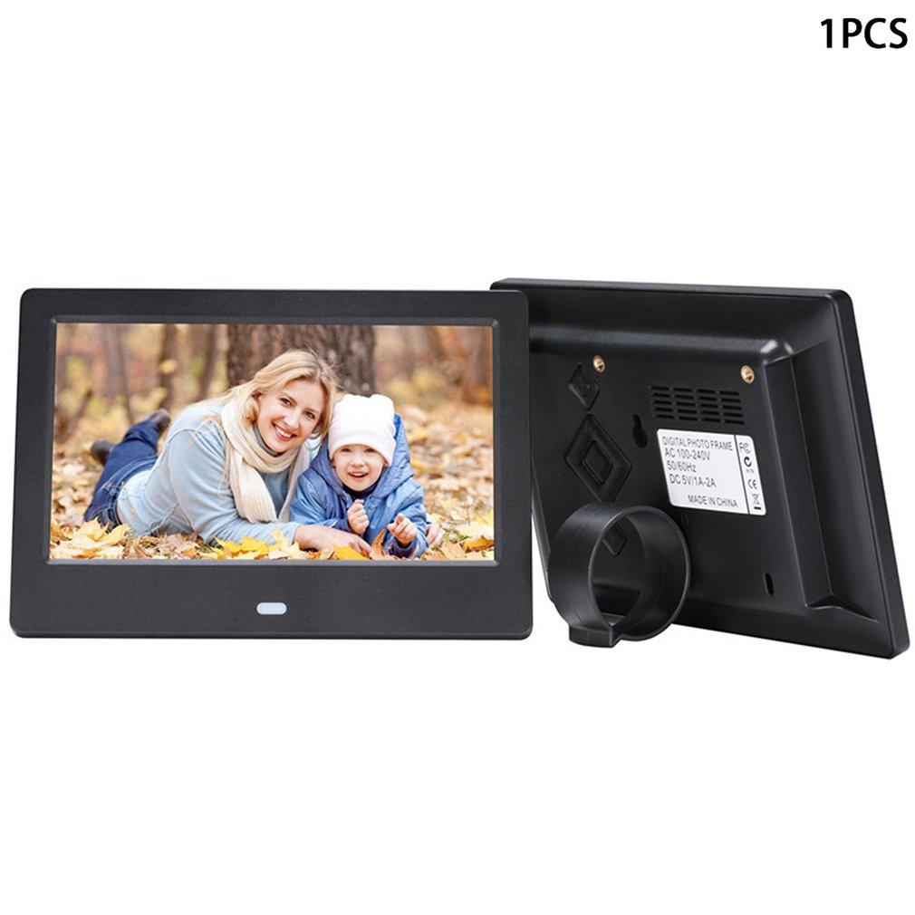 NEW 7 Inch Lcd Widescreen Hd Led Electronic Photo Album Digital Photo Frame Wall Advertising Machine Gift photo frame digital