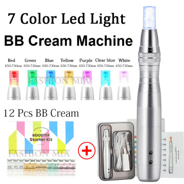 Stayve Starter Kit BB Cream Ampoule and LED Machine Kit For Brightening Whitening Acne Anti-Aging Microneedle MTS Treatment