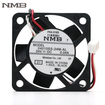 Original For NMB 04010SS-24M-AL 4010 24V 0.04A 40mm 40*40*10mm silent quiet axial mini cooling fan