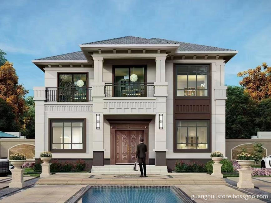 Light steel villa (36)
