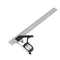 New Stainless Steel Adjustable Combination Square Angle Ruler Measuring Tools WWO66