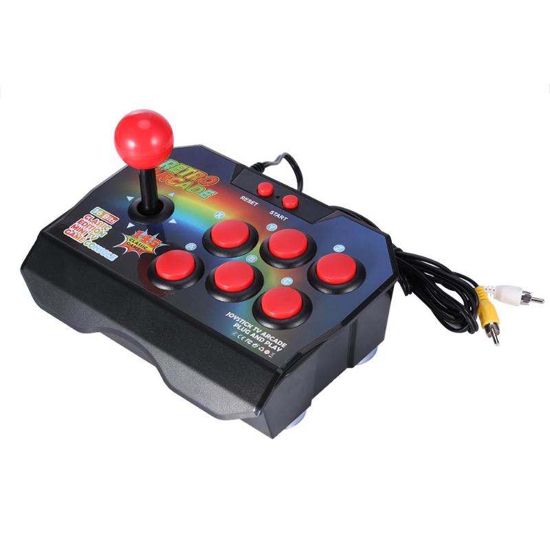 Retro Arcade Game Joystick Game Controller AV Plug Gamepad Console with 145 Games for TV Classic Edition Mini TV Game Console