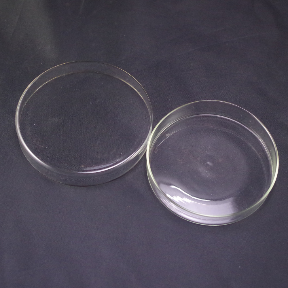 Chemical Instrument 60mm Clear Glass Petri Dishes Affordable For Cell Clear Sterile Drop Shipping
