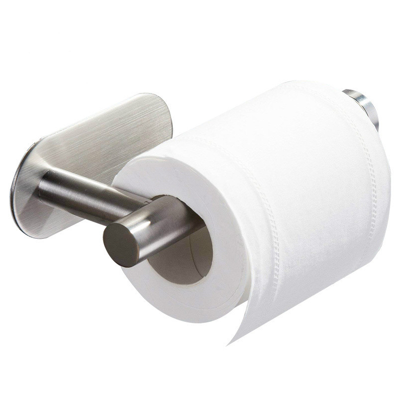 Wall Mount Toilet Paper Holder Stainless Steel Bathroom Kitchen Roll Paper Rack Tissue Towel Accessories Rack Holders