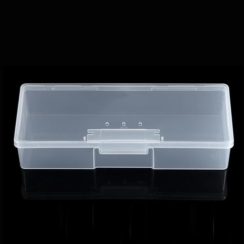 1pc Plastic Small Empty Box Nail Art Gems Brush Pen Storage Case Makeup Container Nail Special Tool Box Nail Pen Box Organizer