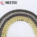 1Pc Meetee 10mm Bag Chain Clasp Buckles DIY Replacement Shoulder Bags Straps Metal Chains Belt Accessories Hardware BF305