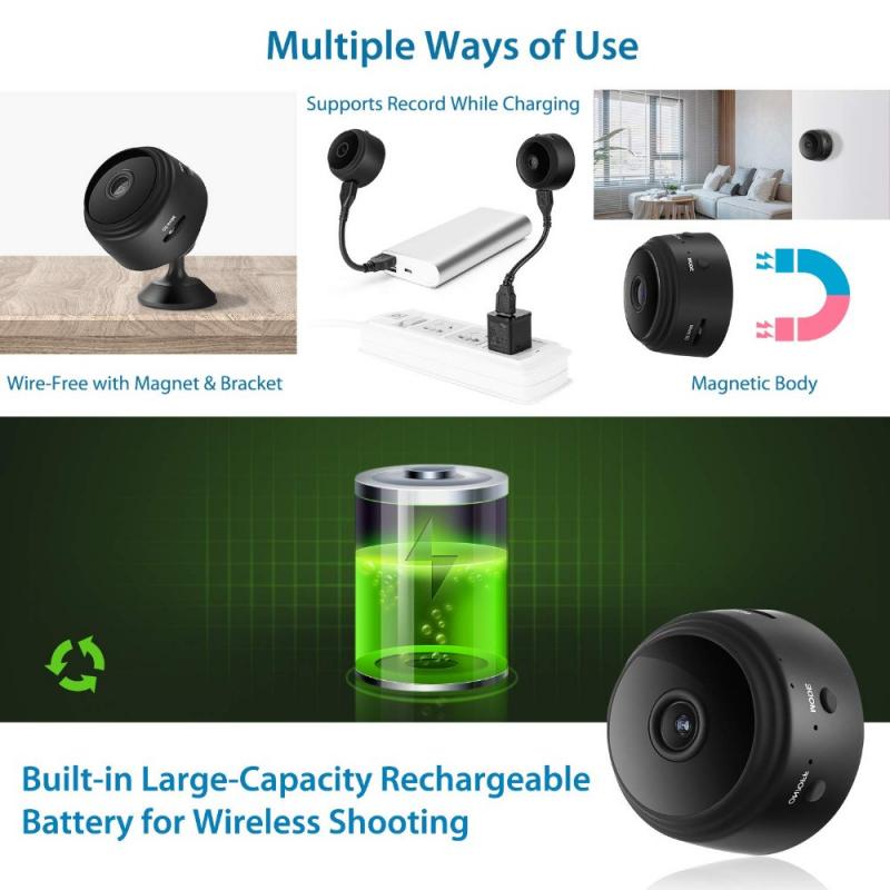 A9 Wifi Hd Wireless Mini Ip Camera Micro Camera Camcorder Voice Video Recorder Security Mini Camcorders Outdoor Night Version