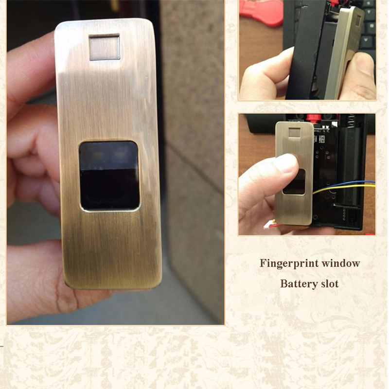 Rechargeable Smart Lock Mini Anti Thieft Fingerprint Cabinet Door Locks Safe Box Security Home Office Keyless Drawers Locker