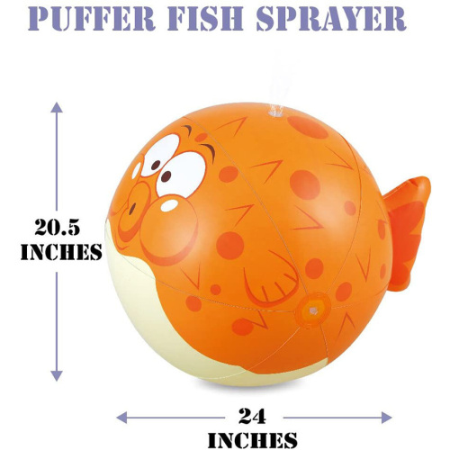 Puffer Fish sprinkler toy Inflatable Party Sprinkler for Sale, Offer Puffer Fish sprinkler toy Inflatable Party Sprinkler
