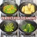 Mintiml Cooking Organic Pot worlds greatset pot Drain pot Cooking Pot With Built Rotary steamer