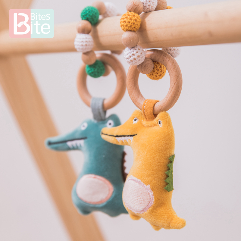 Bite Bites Baby Toys 0-12 Months Bed Stroller Baby Mobile Hanging Rattles Newborn Plush Infant Toys for Baby Boys Girls Gifts