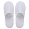 20/50/100Pairs White Disposable Slippers Towelling Hotel SPA Home Floor Slippers For Unisex Guest Breathable Indoor Shoes