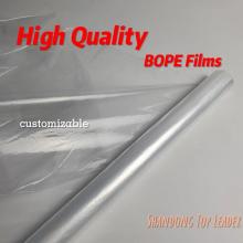 Thermoformed transparent BOPE film