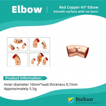 45 Degree Copper Elbow: Welded Socket Pipe
