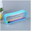 Transparent PVC Waterproof Pencil Case Creative Korean Stationery School Office Supplies Qualities Pouch Simple Style