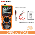 Digital Multimeter PEAKMETER PM18C True RMS AC/DC Voltage Resistance Meter Capacitance Frequency Temperature NCV Tester