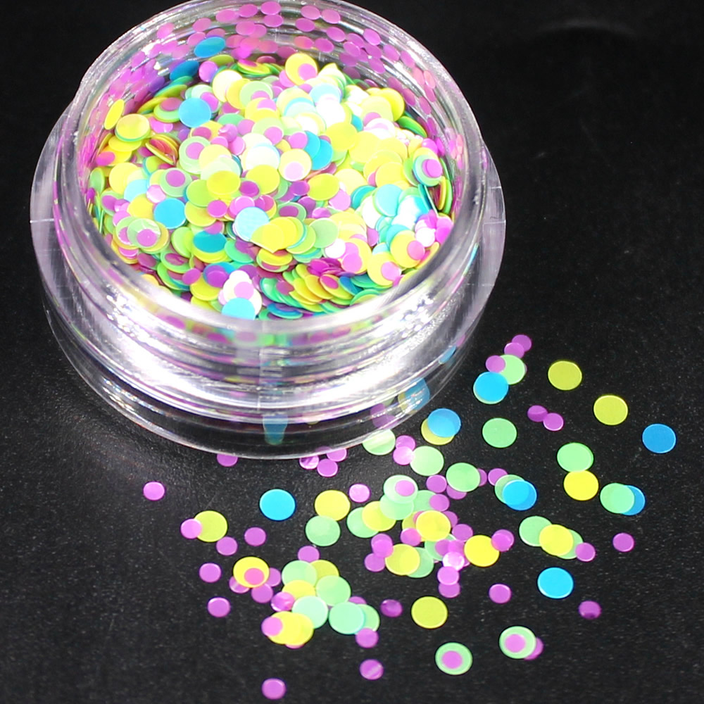 12 Color Glitter Nail Art Acrylic Powder Nail Gel Nail Polish Nail Art Decorations Crystal Manicure Professional Nail Accesorios