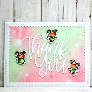 New 2019 Thank you letter Metal Cutting Dies Scrapbooking background craft Card Making Embossing Rectangular Pattern