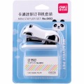 Mini cartoon stapler with 1000 pcs No.10 staples Chinese Panda manual stapler Stationery Office school binding supplies F784