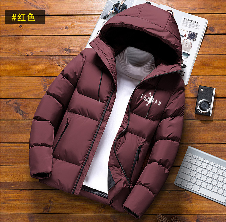 2020 men's Parka casual brand men's winter extra warm and slim casual zipper jacket printed down jacket plus size s-4xl