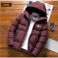 2020 men's Parka casual brand men's winter extra warm and slim casual zipper jacket printed down jacket plus size s-4xl