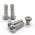 5-50pcs ISO7380 M2 M2.5 M3 M4 M5 M6 M8 304 A2-70 Stainless Steel or Black 10.9 grade Hexagon Socket Head Button Allen Bolt Screw