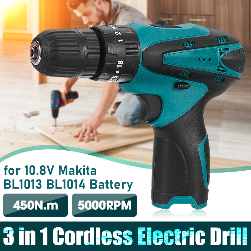 High-power Multifunctional Electric Cordless Drill 10.8V Cordless Screwdriver Rechargeable Hand Drills BL1014 Battery Power Tool