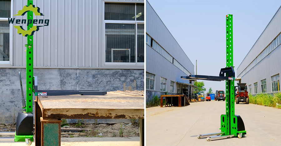 Photo of Semi Electric Self Loading Pallet Lift Stacker