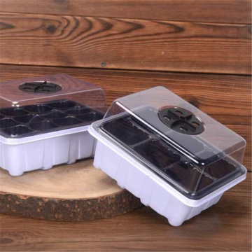 6/12 Grids Nursery Pot Seedling Trays Seed Starter Box Plant Flower Grow Starting Pot with Lid