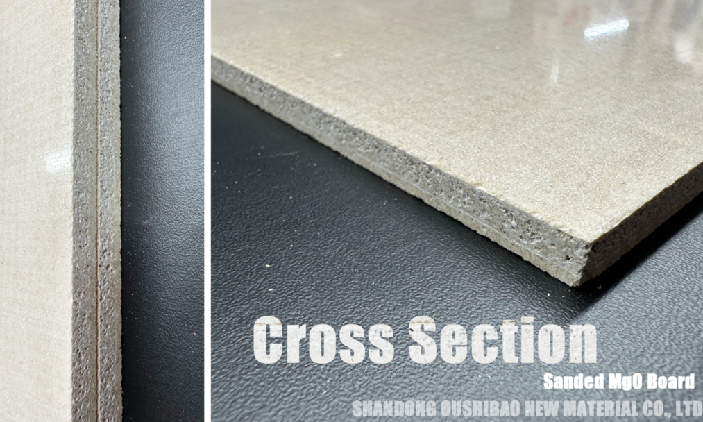 Sanded MgO Board Cross Section