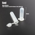 500pcs 0.2ml~10ml Centrifuge Tube Home Garden Storage Vial Clear Plastic Container Transparent Bottles With Cap