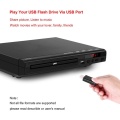 DVD Player for TV, All Region Free DVD CD Discs Player AV Output Built-in PAL/ NTSC, USB Input, Remote Control EU Plug