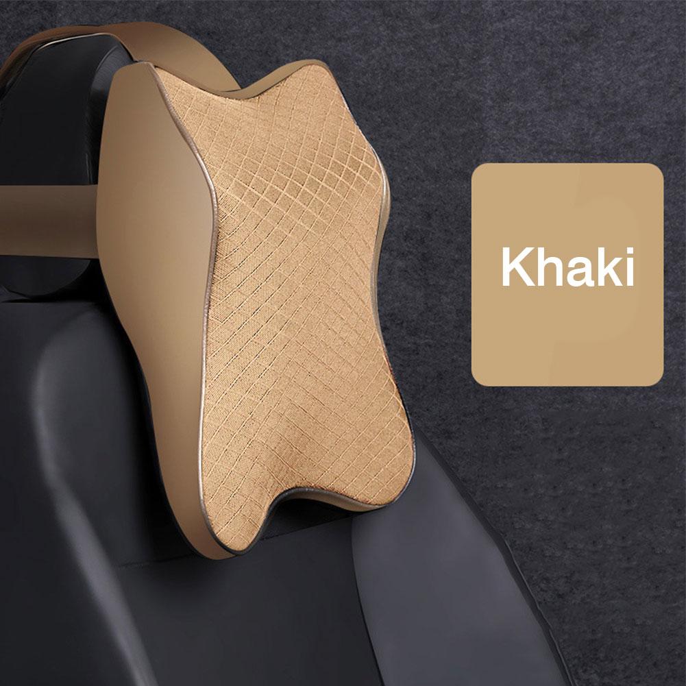 3D Memory Foam Car Seat Headrest Neck Rest Cushion Travel Neck Cushion Pad Car Pillow Breathable Seat Support Car Accessories