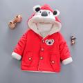 Boys Down Coats Cotton Koala Winter Jacket For Boy's Jacket Kids Candy Color Keep Warm Outerwear Coat Children Clothes