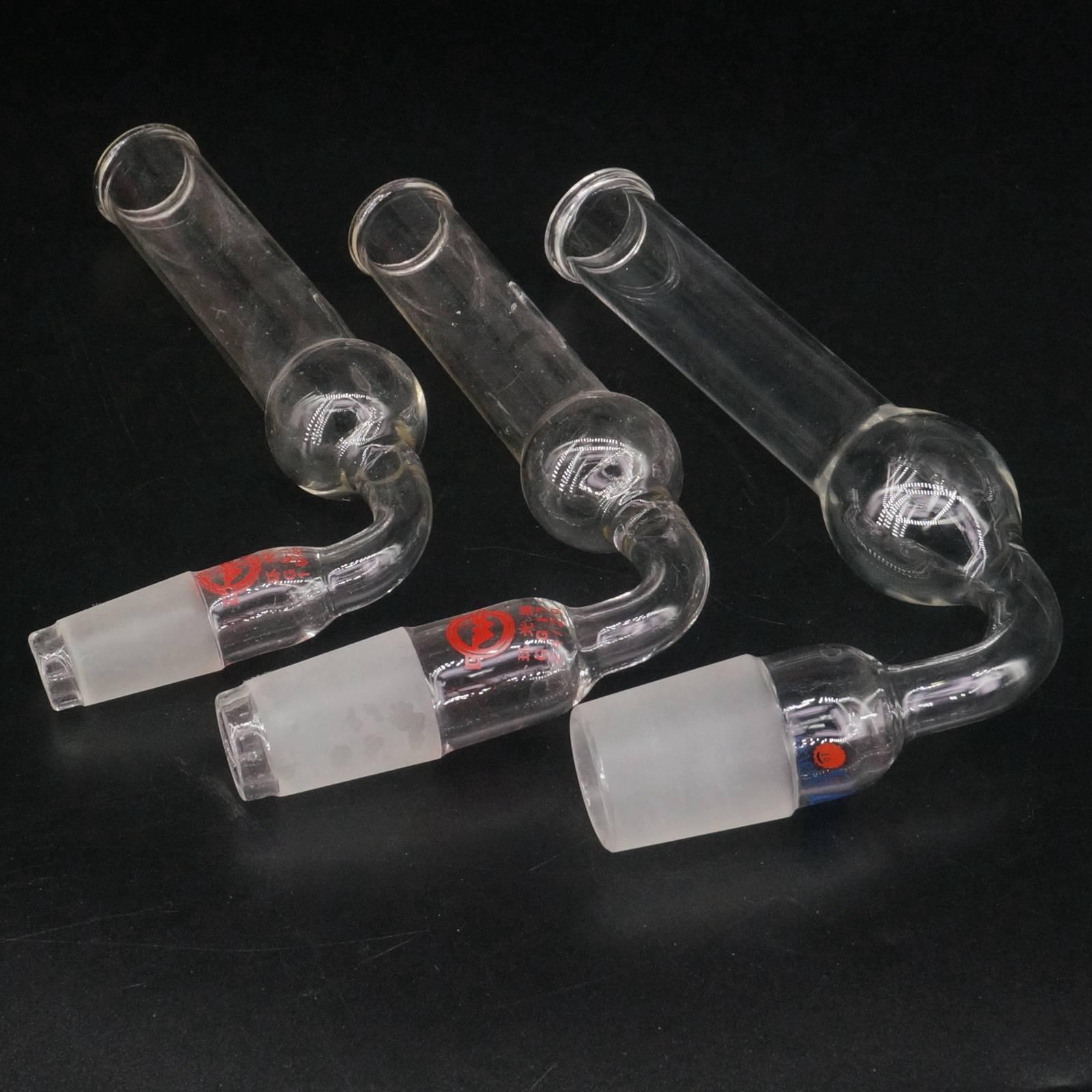 Laboratory Chemistry Supplies 10/19 14/23 19/26 24/29 29/32mm Joint Bend Drying Tube Glass Adapter