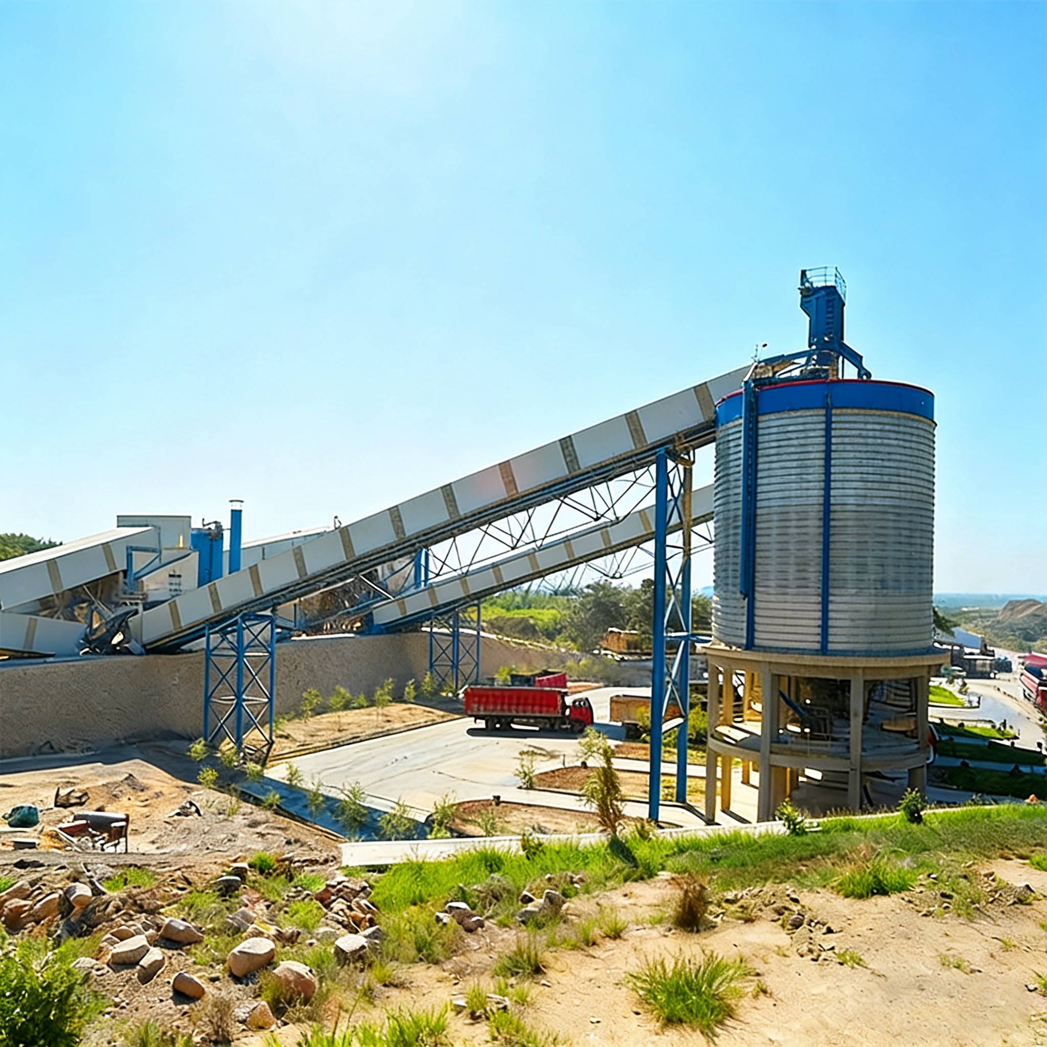 highway construction aggregate