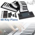 Electronic Organ 49/61 /88Keys MIDI Roll Up Piano Rechargeable Electronic Portable Silicone Flexible Keyboard Organ