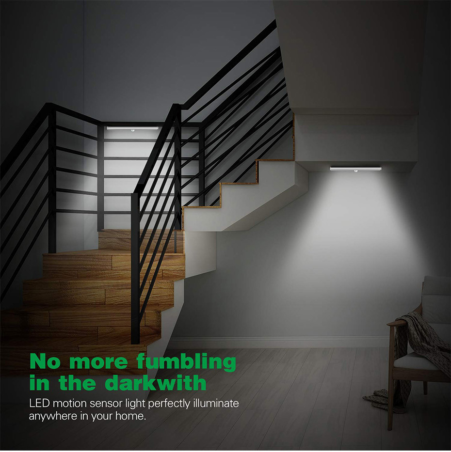 LED Wireless Lamp Under Cabinet led Bed Lights With Pir Motion Sensor lamp Kitchen USB Rechargeable lighting Stairs Wardrobe