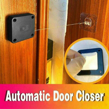 Surface-Mounted Door-Closer Punch-free Automatic Sensor Door Closer Self-Adhesive Cabinet Catches For Wardrobe Closing-Door