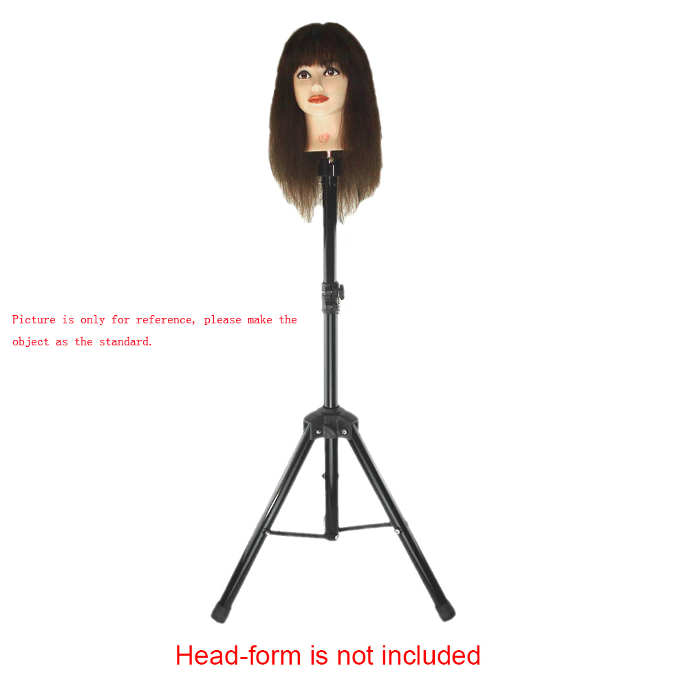 Adjustable Wig Stand Tripod Stand Hair Wig Head Mannequin Head Training Holder Hairdressing Clamp Hair Holder Salon Tools