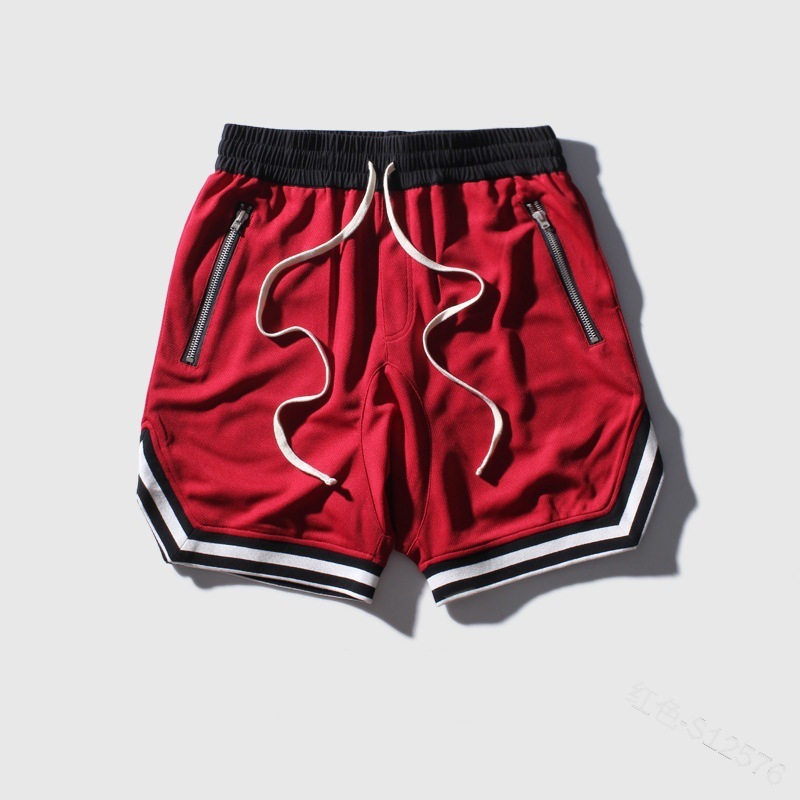 New men's shorts in spring and summer 2019 in Korean version leisure simple temperament hip hop fitness basketball sports lace u