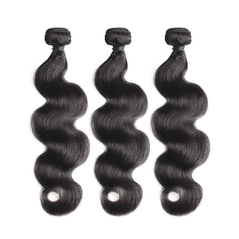 human hair weave bundles with closure body wave brazillian virgin hair extension preplucked short long for black women 3 bundles