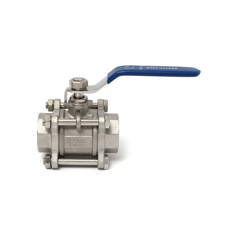 SS304 316 Three Piece Ball Valve (7)