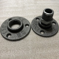 Casting Iron Flange DN20 DN15 Pipe Fitting Funiture Hardware 1/2" 3/4" flanges 10 pieces Free Shipping