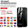 Portable G6 Smart Voice Speech Translator Two-Way Real Time 70 Multi-Language Translation For Learning Travelling Business Meet