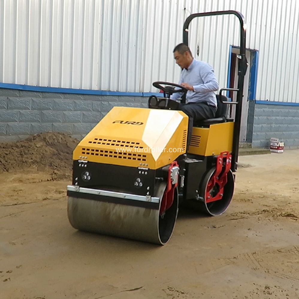 1 ton Mini Asphalt Roller Compactor Vibratory Roller China ...