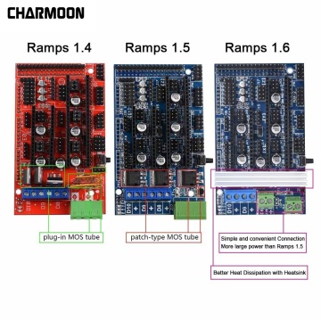 Aokin Ramps 1.6 Expansion Control Panel with Heatsink Upgraded Ramps 1.4/1.5 for arduino 3D Printer Board