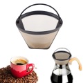 Easy Clean Washable Reusable Permanent Coffee filter Drip coffee funnel filter cup Fine Mesh Coffee Maker Machine accessories
